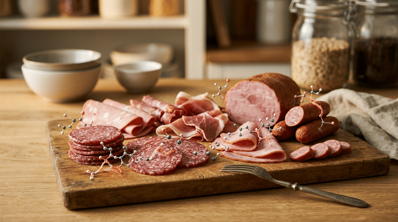 Processed Meats and Neuroinflammatory Compounds